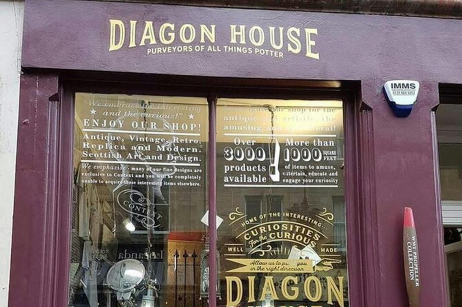 il Castello di Edimburgo e il negozio Diagon House